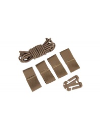 [AC12442] SET CLIPS Y CORDÓNES CASCO FAST TAN