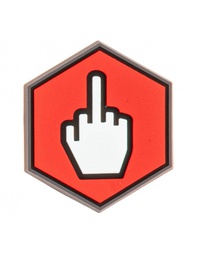 [PAT0088] WHITE RED &quot;FUCK&quot;