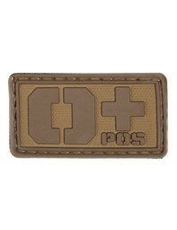 [AC12769] PARCHE PVC TIPO SANGUINEO 0+ TANEMERSON