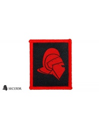 [SAP0002] PARCHE CASCO 57X68 MM FONDO NEGRO