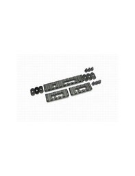 [B11F-6056] RAIL SET RAILES METÁLICOS NEGRO