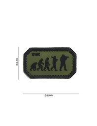 [V4441003927] PARCHE PVC 3D EVOLUCION 101INC VERDE