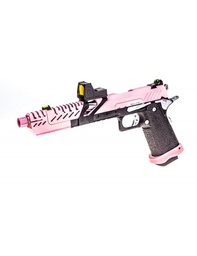 [PG3294R] GBB GAS HI-CAPA TITAN 7 NEGRO / PINK 1,0J + BDS RED-DOT