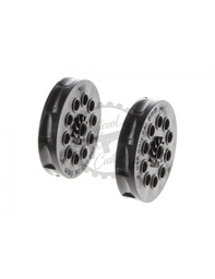 [29415] CARGADOR REVOLVER H8R CO2 2PCS NEGRO (ELITE FORCE)