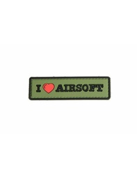 [GFT-30-027015] I LOVE AIRSOFT – 3D PATCH