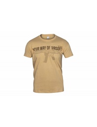 [SPE-23-028497B-1] CAMISETA SPECNA ARMS “YOUR WAY OF AIRSOFT 04” TAN