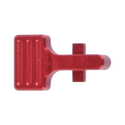 [RA-6865] RETROARMS CNC BOLT CATCH AR15 TYPE B ROJO (RA-6865)