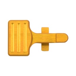 [RA-7028] RETROARMS CNC BOLT CATCH AR15 TYPE B DORADO (RA-7028)
