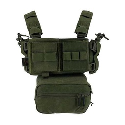 [1207] CHALECO CONQUER MINI CHEST RIG OD